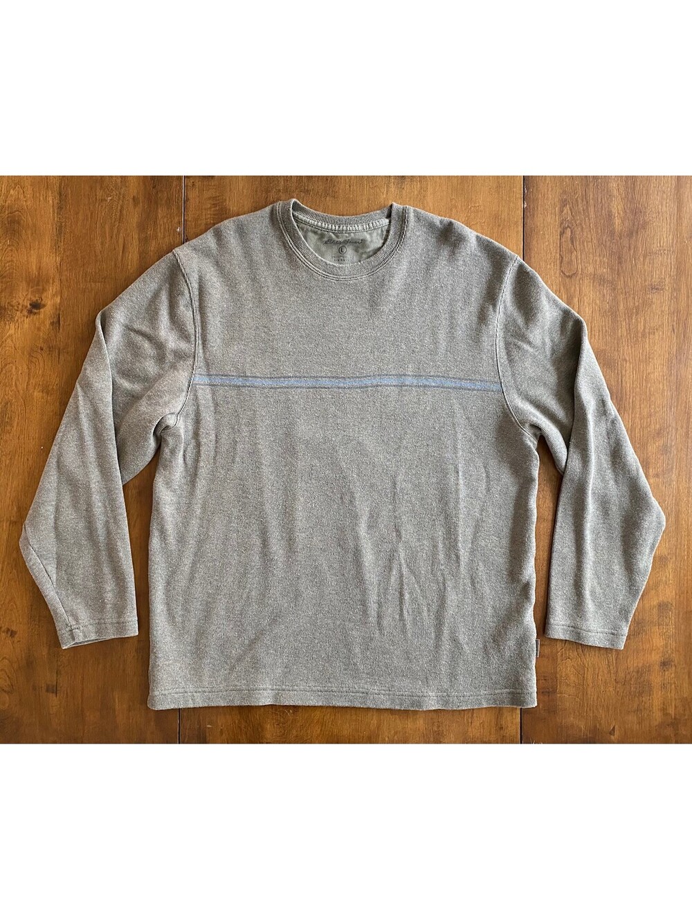 Mens OLD NAVY KNIT PULLOVER SHIRT SWEATER Crew Neck LONG SLEEVES Oatmeal LARGE